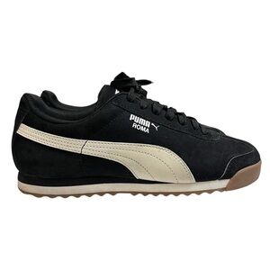 Puma Roma Black and White Sneakers